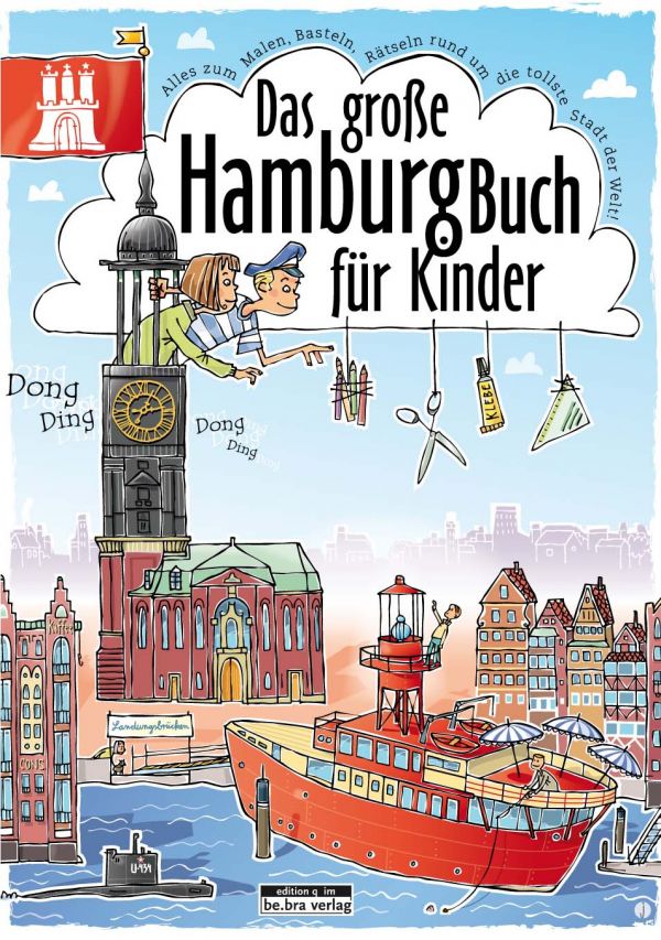 Malbuch Hamburg be.bra Verlag