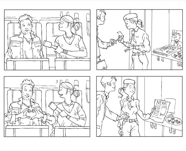 Storyboard-Illustrationen